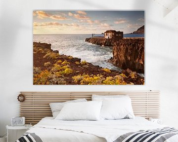 Hotel Punta Grande at sunset, El Hierro, Canary Islands, Spain by Markus Lange