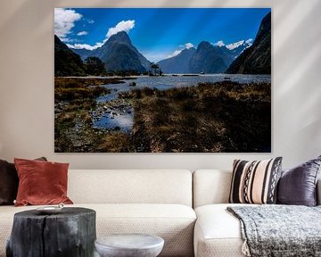 Milford Sound Nieuw-Zeeland van Linda Bouritius