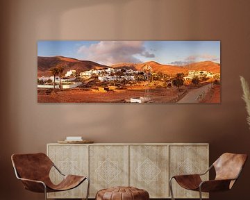 Dorf bei Sonnenuntergang, Fuerteventura, Kanarische Inseln, Spanien von Markus Lange