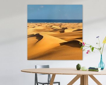 Dunes of Maspalomas at sunset, Gran Canaria, Canary Islands, Spain by Markus Lange