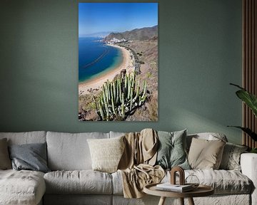 Strand Playa de las Teresitas, Tenerife, Canarische Eilanden, Spanje van Markus Lange