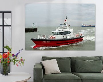 Lotsenboot Wulpenl Vlissingen von MSP Canvas