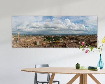 Siena Toscane Italië panoramisch zicht van Robbert De Reus