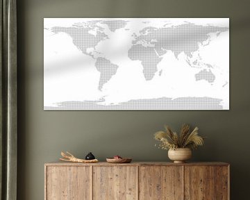 Dotted World Map - Weltkarte mit Punkten