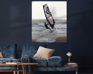 Windsurfer Zeeland by MSP Canvas