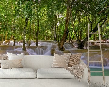 Tad Se Waterval in Laos