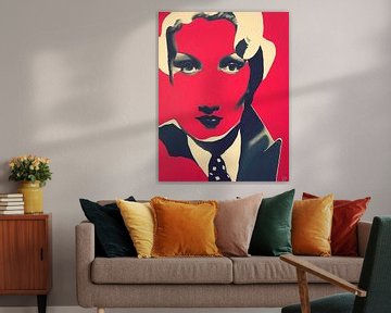 Marlene Dietrich van Helia Tayebi Art