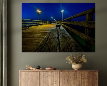 Seebrücke bei Nacht von DK | Photography