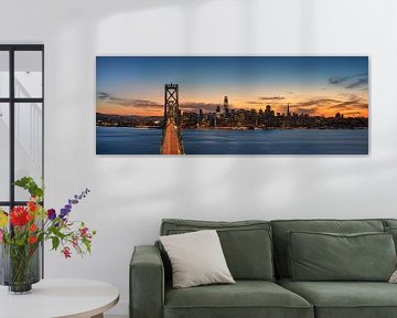 San Francisco Panorama van Photo Wall Decoration
