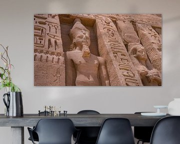 Riesenstatuen in Abu Simbel, Ägypten von Jessica Lokker