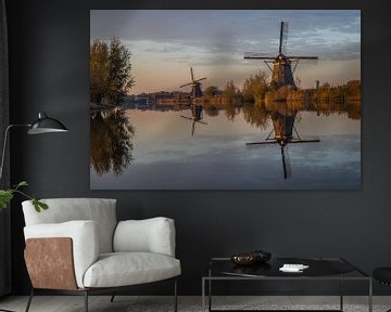 Les moulins et l'eau : Kinderdijk sur Eyeteasers