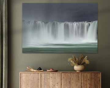 Godafoss in Layers van Ton van den Boogaard