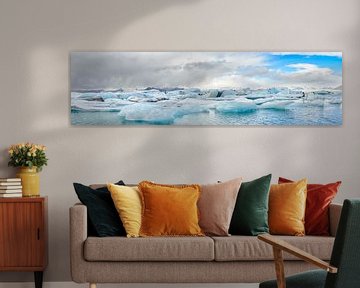 IJsbergen panorama van Sjoerd van der Wal