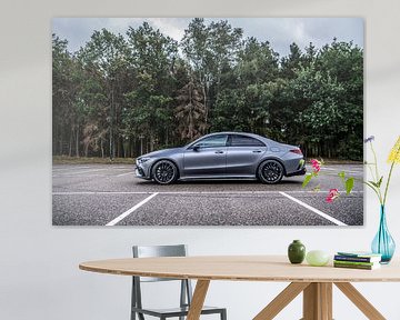 Mercedes-Benz CLA35 in matt grey by Bas Fransen