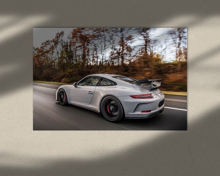Beispiel: Porsche 911 GT3 4.0 bei hoher Geschwindigkeit von Bas Fransen
