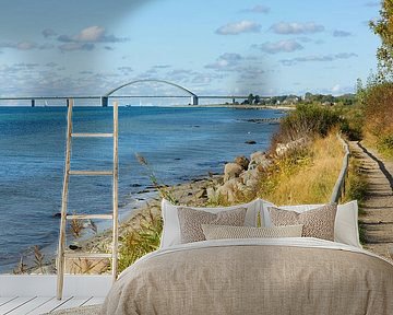 De Fehmarnsund-brug in zicht