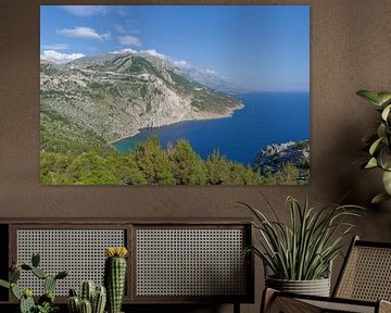 the coast of the Makarska Riviera by Peter Eckert