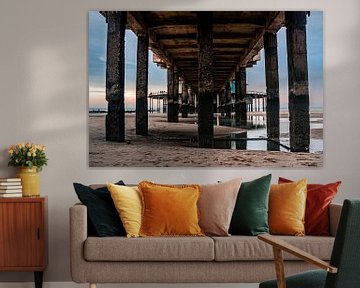 Bottom view of the Belgium Pier in Blankenberge by Daan Duvillier | Dsquared Photography