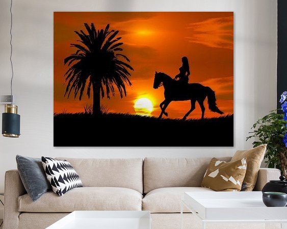 Example of the artwork in a room