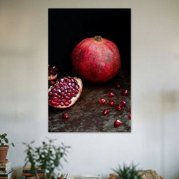 Nature morte avec grenade l Photographie culinaire sur Lizzy Komen