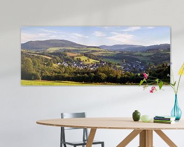 Panorama van het rozendorp Assinghausen van Deimel Fotografie