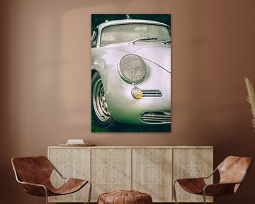 Porsche 356 klassieke jaren '50  sportwagen voorzijde van Sjoerd van der Wal