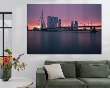 Rotterdam in het ochtendlicht van Ilya Korzelius