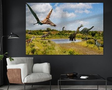 Jurassic World Zeepeduinen (Burgh-Haamstede) van Art by Jeronimo