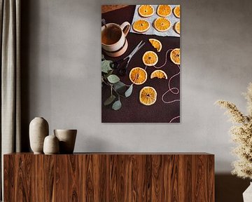 Getrocknete Orangen | Feiertage und Geselligkeit im Haus | Moody Fotografie von Anna Schouten - creatieve reis- & lifestyle-fotografie