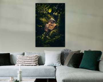 Hrensko haus am Fluss und im Wald von Fotos by Jan Wehnert