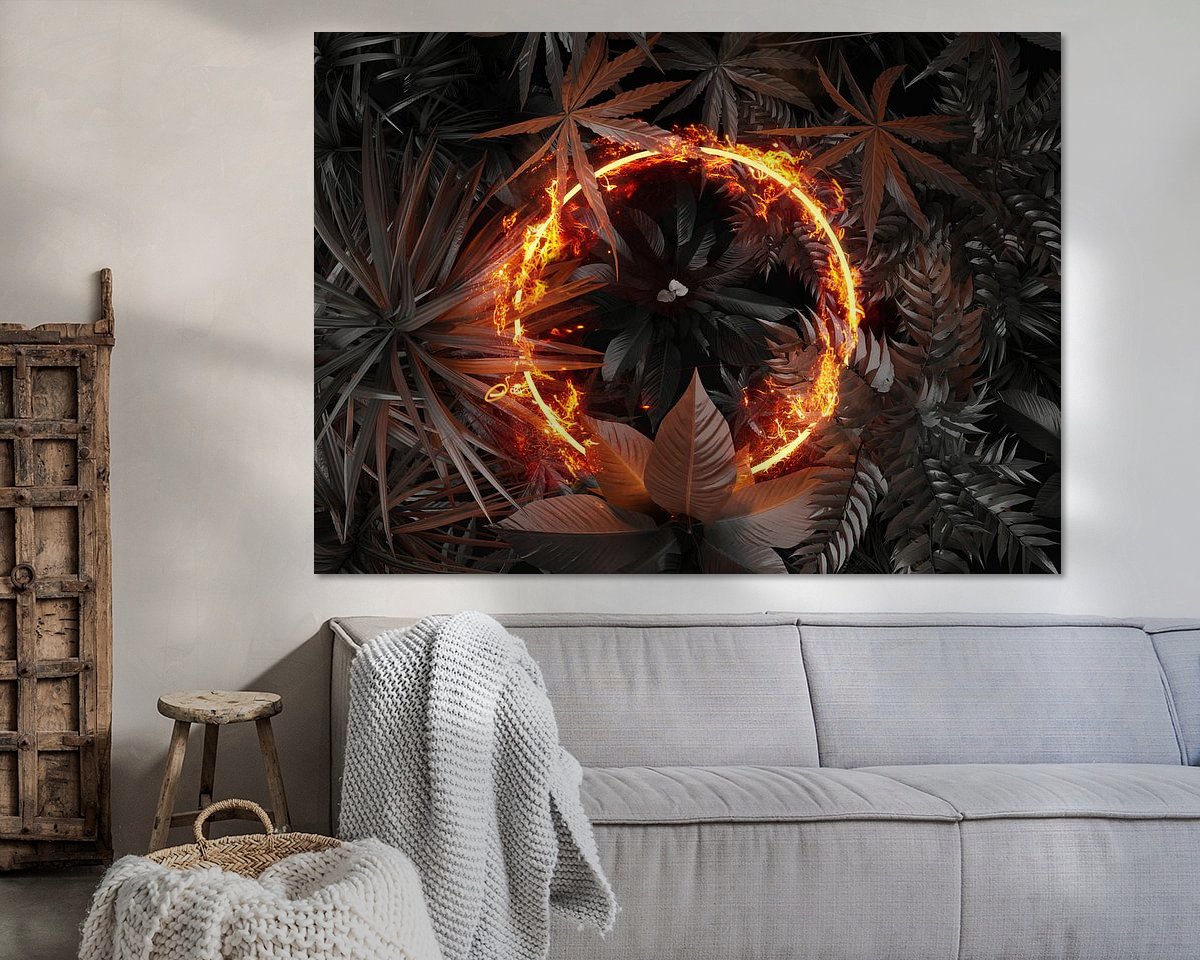 Example of the artwork in a room