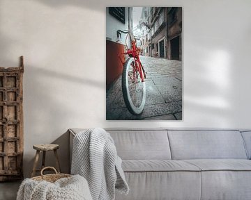 Bicyclette rouge sur PJM Captures