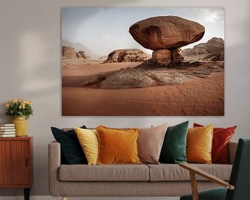 Champignon de roche, Wadi Rum sur Melissa Peltenburg
