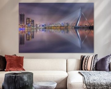 Rotterdam skyline fine art van Dennisart Fotografie