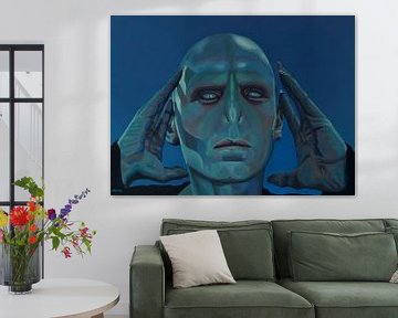 Ralph Fiennes als Lord Voldemort Gemälde von Paul Meijering