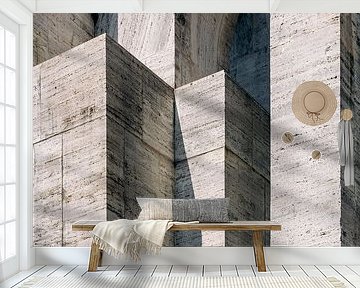 Brutalism ᝢ Milano Italy travel photography art ᝢ brutalist architectural photo print Europe by Hannelore Veelaert