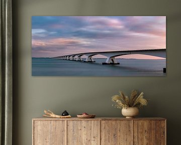 Sea bridge sunrise by Marjolein van Middelkoop