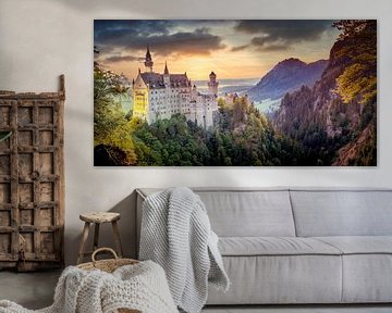 Schloss Neuschwanstein, Hohenschwangau von Dennis Donders