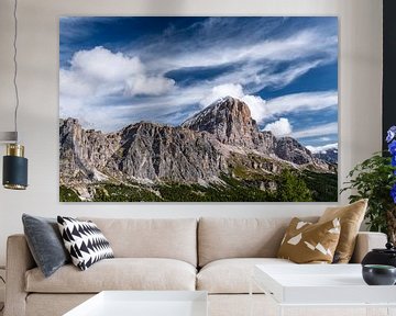 Bergrücken in den Dolomiten von Gerry van Roosmalen