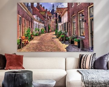 De Muurhuizen in Amersfoort van Dennisart Fotografie