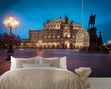 Semper Opera in Dresden van Martin Wasilewski