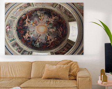 Plafondschildering Vaticaan van Kim Meijer
