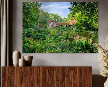 Kleurrijke tuin van Duck Island Cottage, St. James's Park Londen | Natuur & Landschapsfotografie