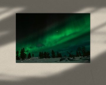 Nordlicht in Finnisch-Lappland || Polarkreis, Finnland von Suzanne Spijkers