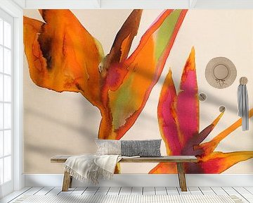 Bird of Paradise van Helia Tayebi Art