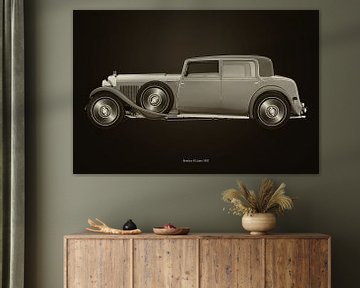 Bentley 8 litres de 1931 B&W