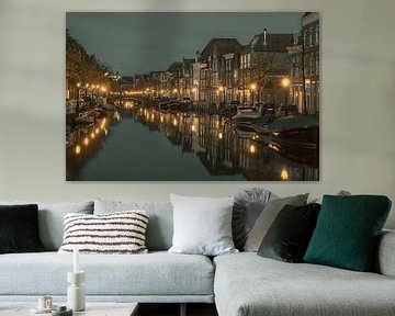 Leiden in de avond van Dirk van Egmond