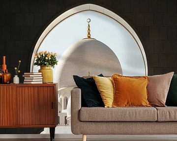 Sheikh Zayed Mosque dome by Tijmen Hobbel