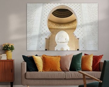 Grand Zayed Moskee ingang van Tijmen Hobbel