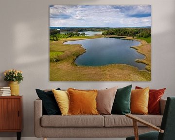 Luchtpanorama van de Osterseen